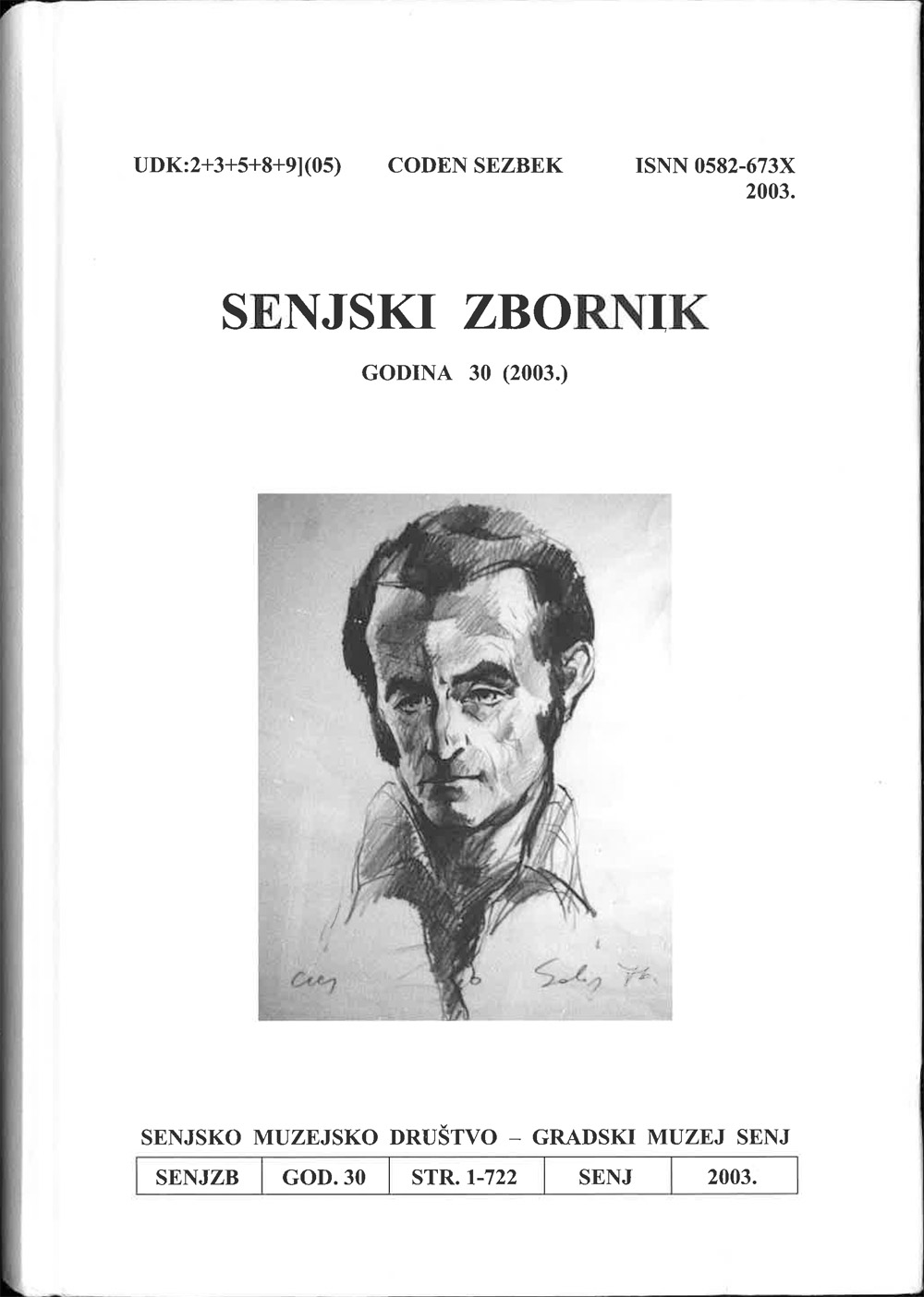 SENJSKI ZBORNIK GODINA 30 (2003.)