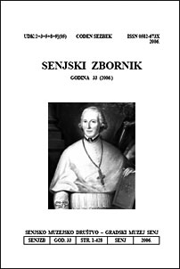 SENJSKI ZBORNIK GODINA 33 (2006.)
