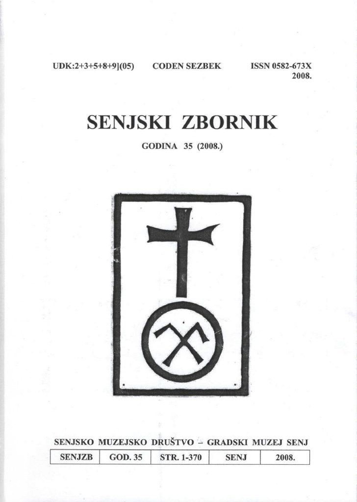 SENJSKI ZBORNIK GODINA 35 (2008.)
