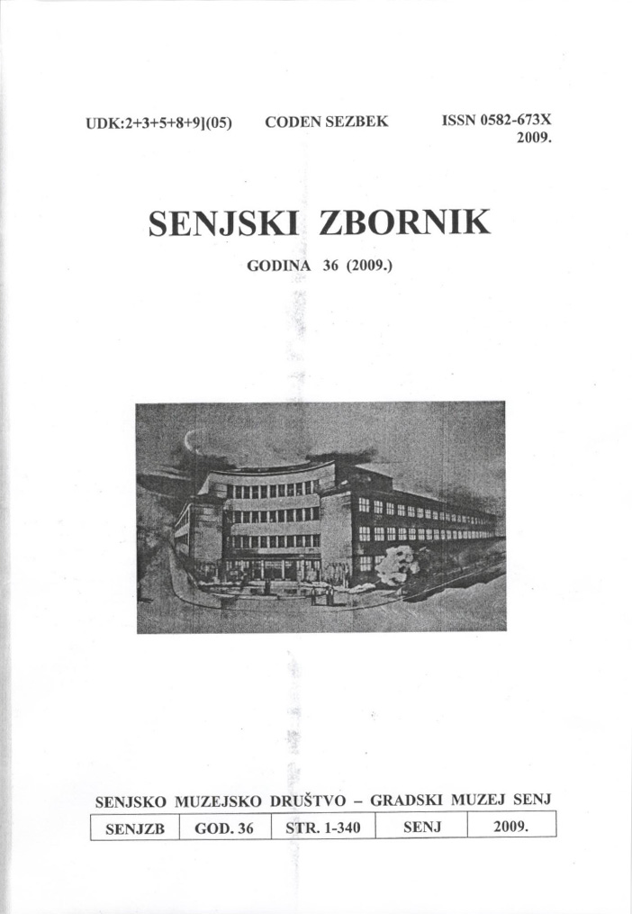 SENJSKI ZBORNIK GODINA 36 (2009.)