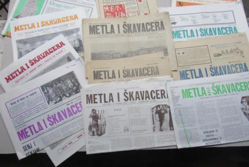 Tiskovine humorističkog lista Metla i škavacera